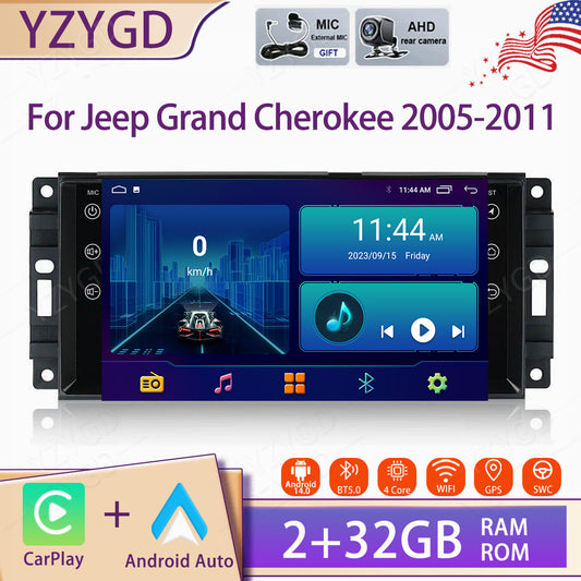 for Jeep for Grand Cherokee 2005-2011 Stereo Android Carplay Car Radio GPS Screen BT
