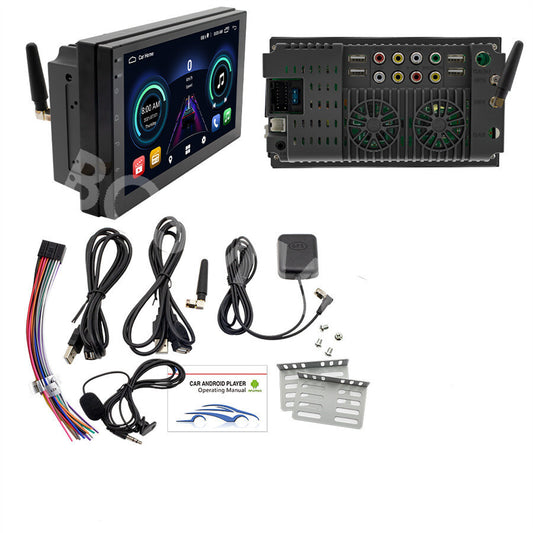 Android 10.1 7 In Car Stereo Radio In Dash GPS Navigation RDS Wifi FM Player