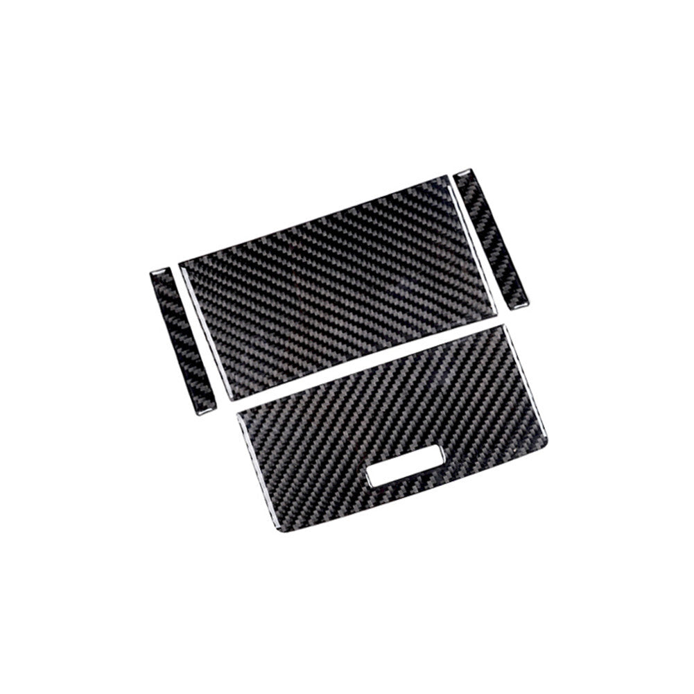 4Pcs Carbon Fiber Central Console Gear Panel Trim for Ford Explorer 2011-2014