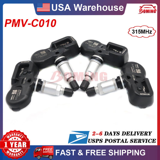 4Pcs New PMV-C010 Tire Pressure Sensor TPMS for Toyota for Camry for Corolla for Lexus for Scion