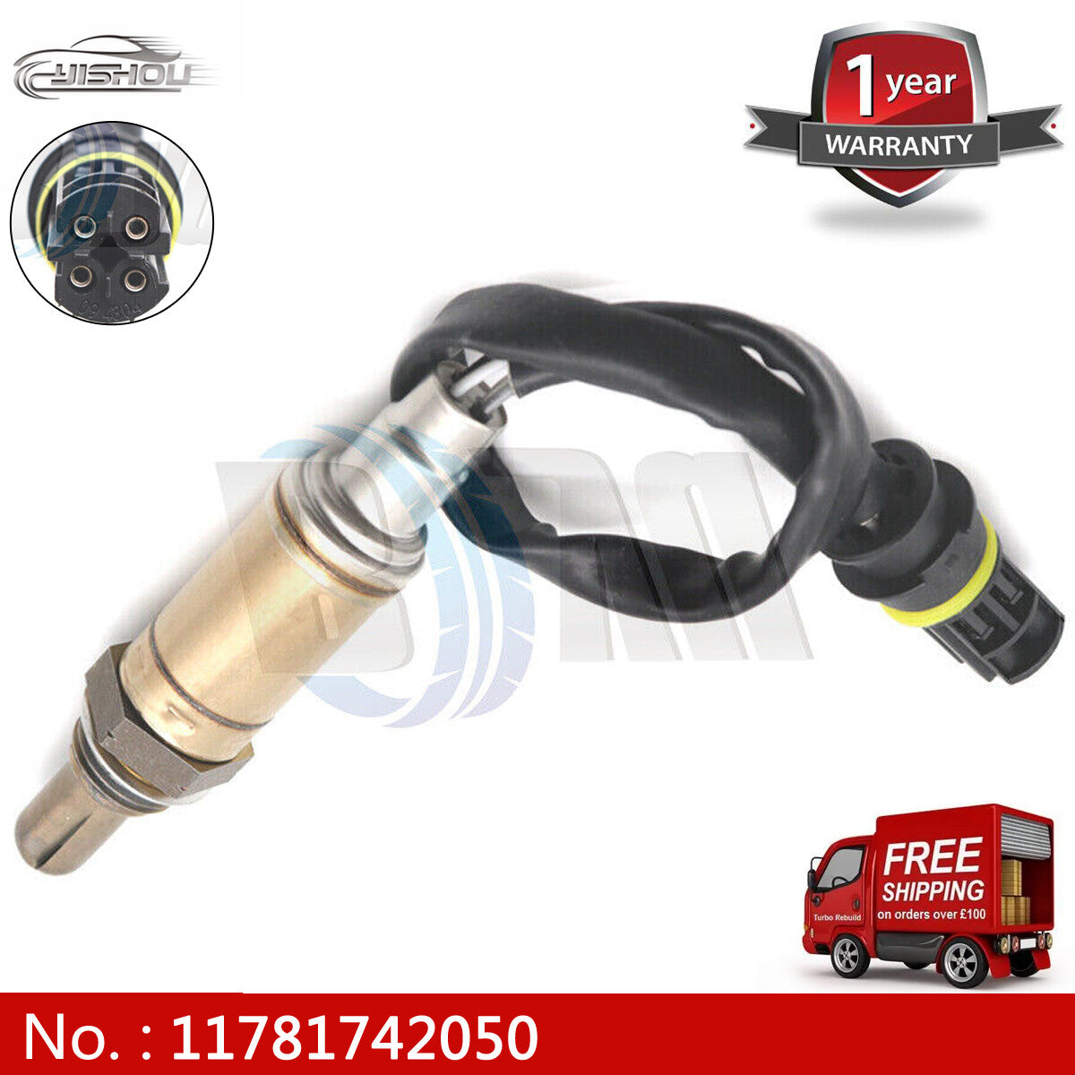 11781742050 New Oxygen Sensor for BMW E38 E39 E46 E53 E83 X5 Z3 Z8 323CI