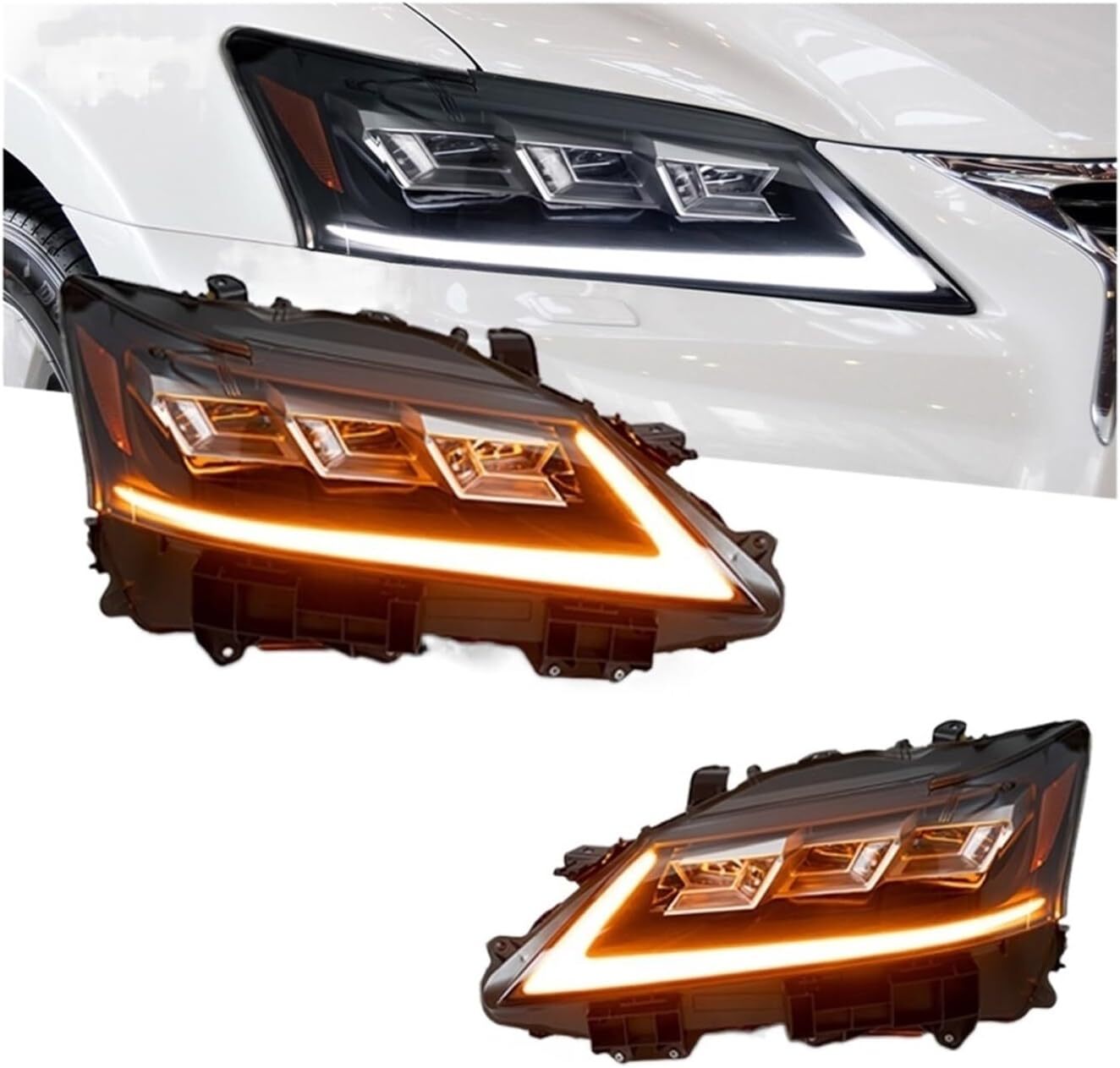 LED Headlights Assembly for LEXUS GS250 GS350 2013-2015 Xenon Headlamp Modified