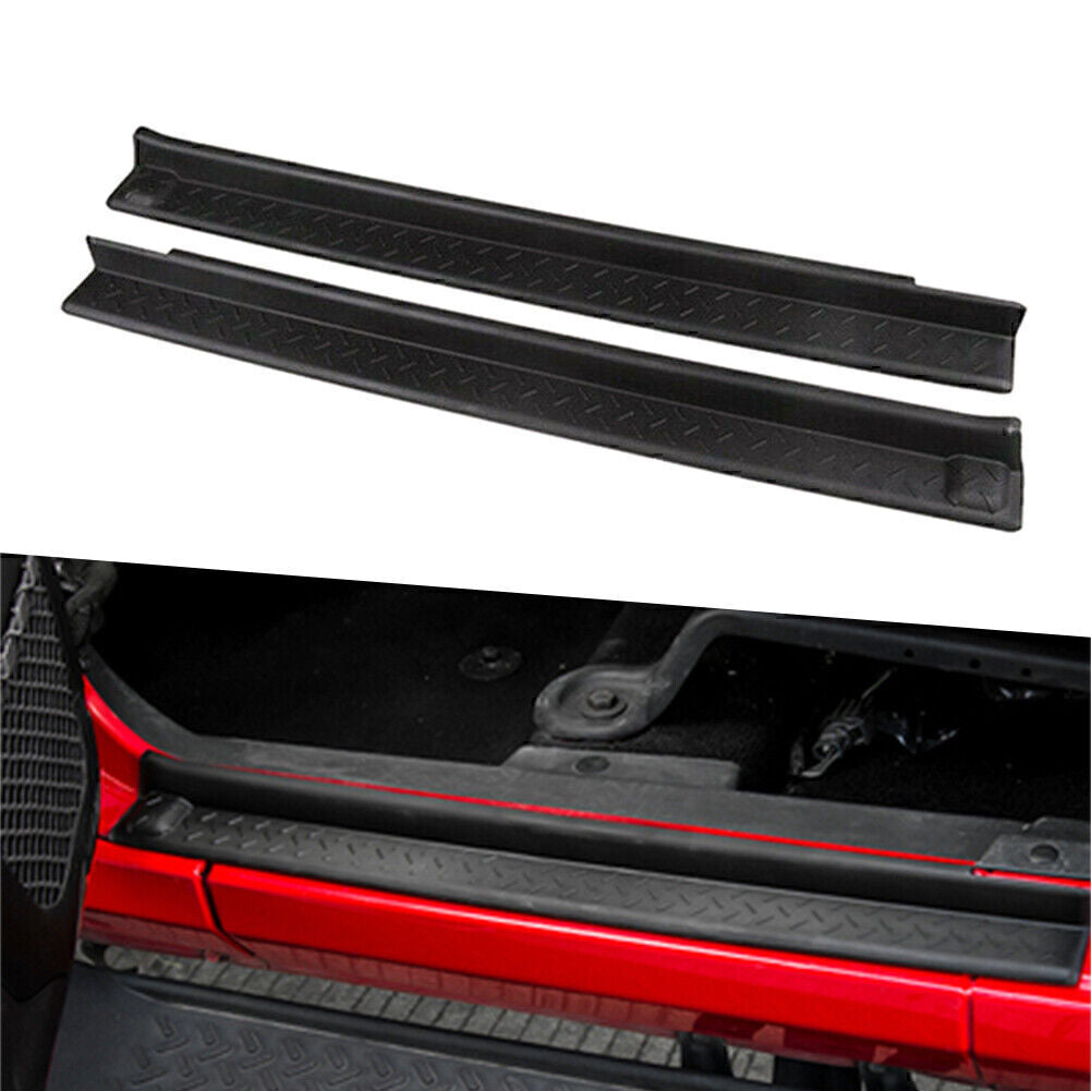 2-Door Cover Step Front Door Sill Entry Guard for Jeep for Wrangler JK 2007-2017
