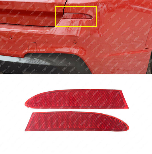 Pair Rear Bumper Reflector Light turn signal lamp for BMW X3 F25 2011-2017