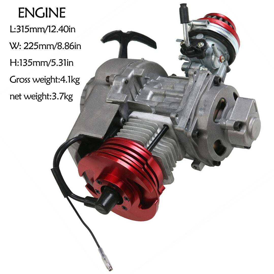 2 Stroke HP Racing Engine Motor 49cc 47cc 50cc Pocket Quad Dirt Bike Rocket ATV