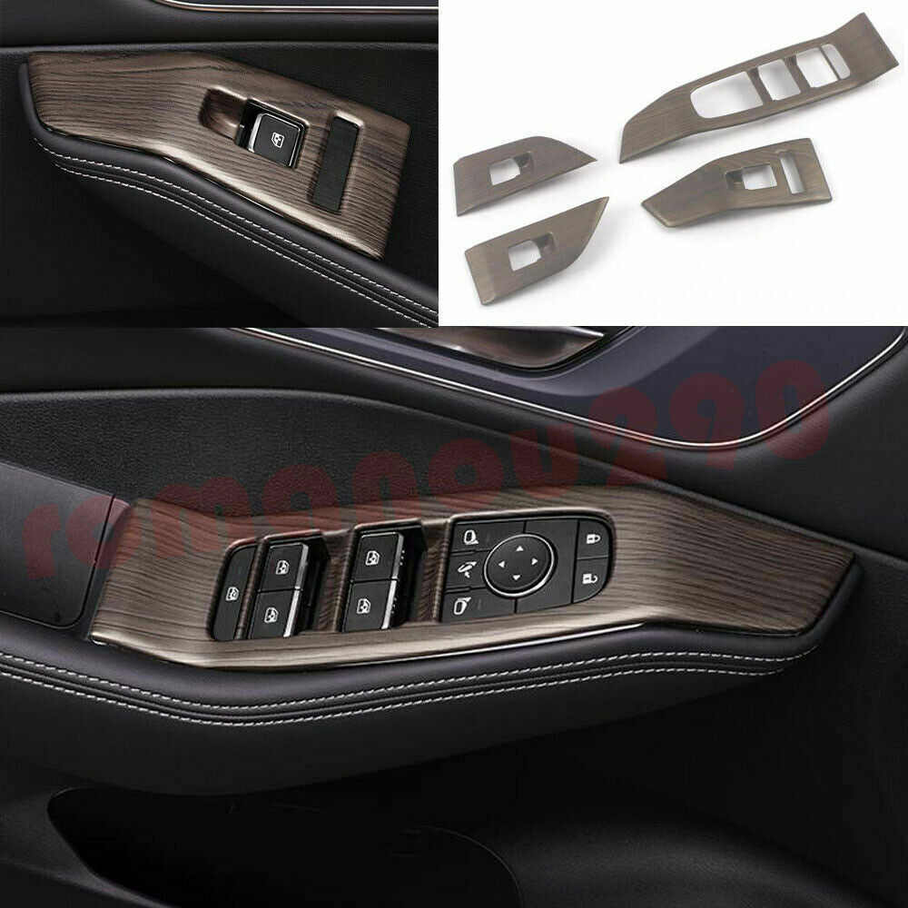 Wood Grain ABS Full Set Interior Decoration Trim 20P for Nissan Rogue 2021-2023