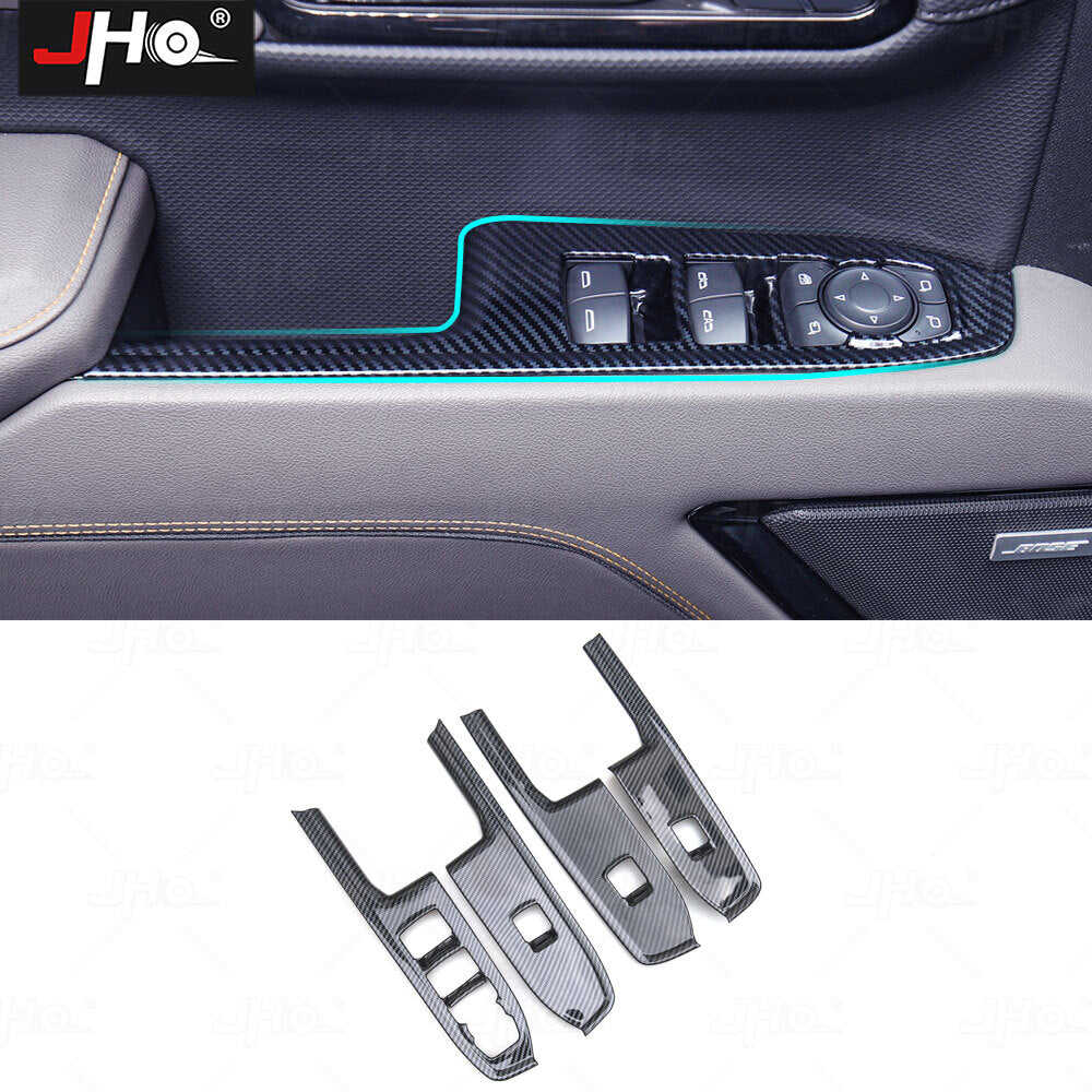 Door Window Lift Switch Control Panel Cover Trim For Silverado/ for GMC for Sierra 2021+