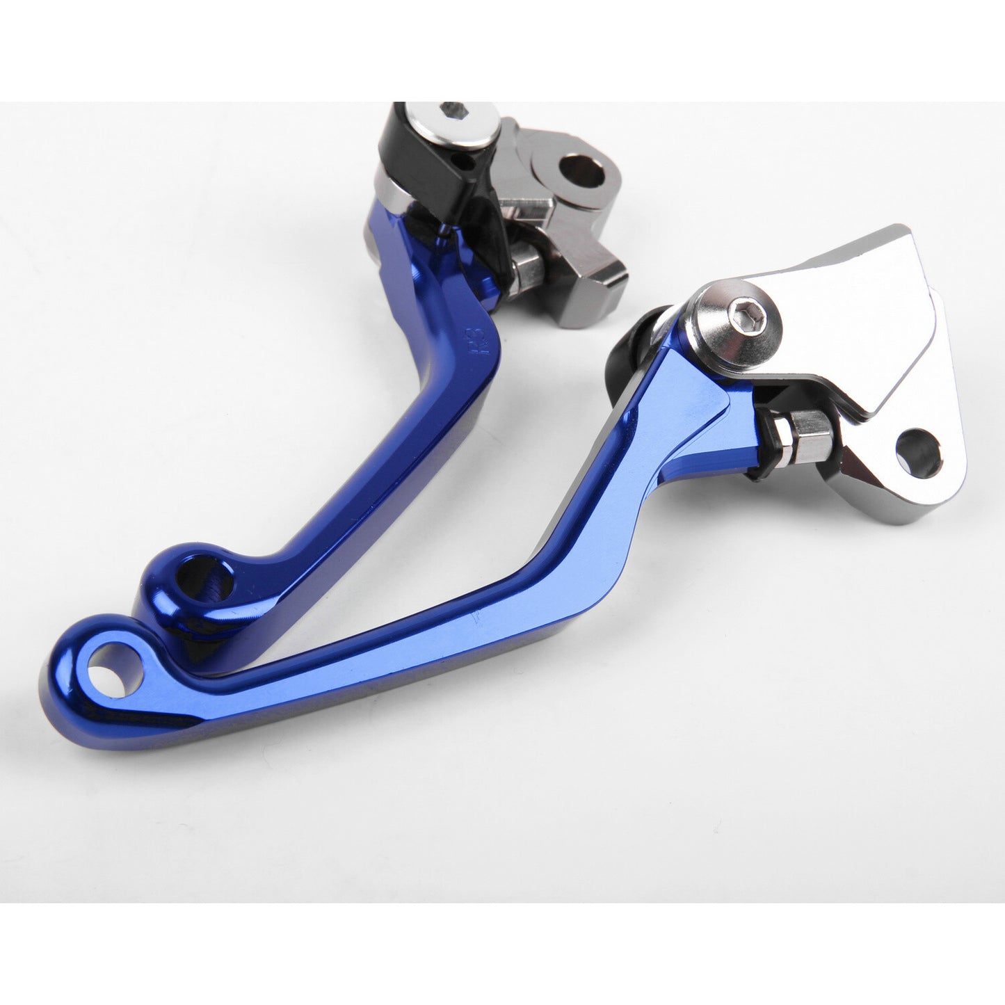 for Yamaha YZ125 YZ250 2008-2014 Clutch Brake Pivot Levers Blue CNC US 2013 2012