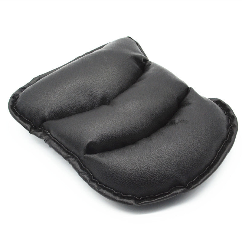 Car Center Armrest Console Soft Pad Cover Support Box Cushion Black PU Mat Liner
