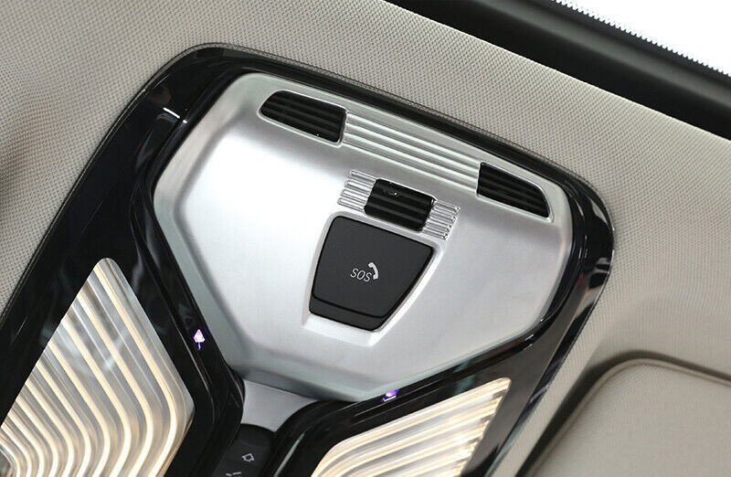 for BMW X3 G01 2018-2021 ABS Silver Inner Front Reading Lamp Frame Cover Trim 1P