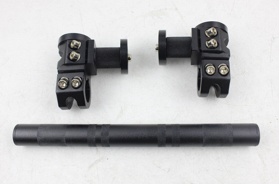 7/8 Black Handlebar Aluminm Adjustable Steering Handle Bar 125cc Scooter Zoomer