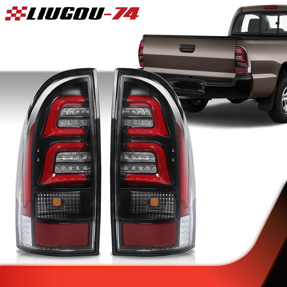 Suitable for 2005-2015 for Toyota Tacoma 3D LED tube taillights, brake lights, and parking lights in the USA.