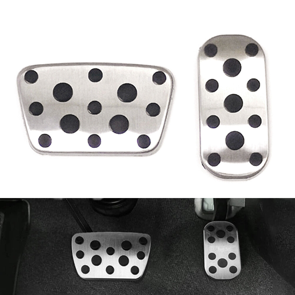 Stainless Steel Brake Gas Pedals Cover for Toyota for Land Cruiser Prado LC150 10-22