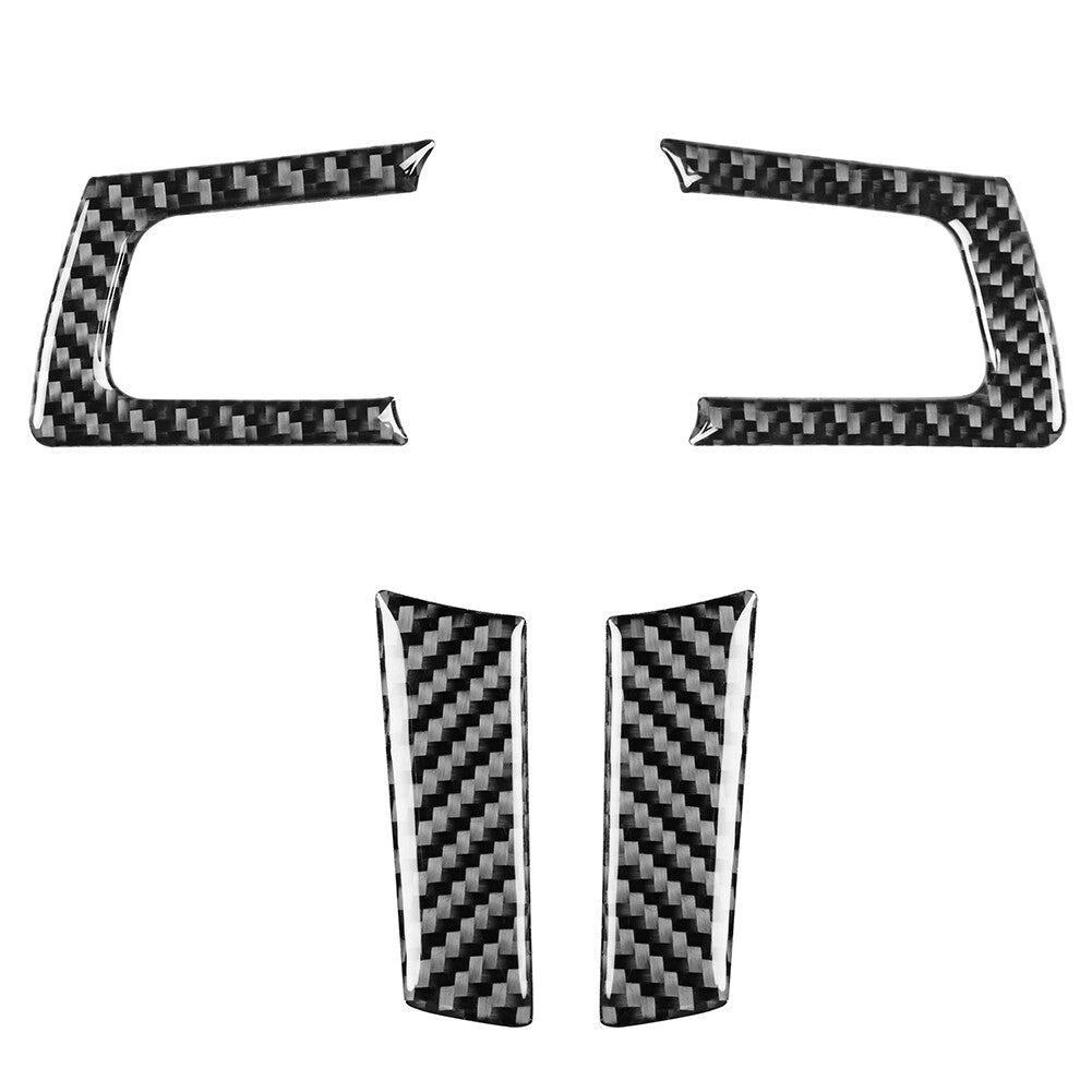 Carbon Fiber Interior Steering Wheel Panel Trim for Mazda MX-5 Miata 2009-2015