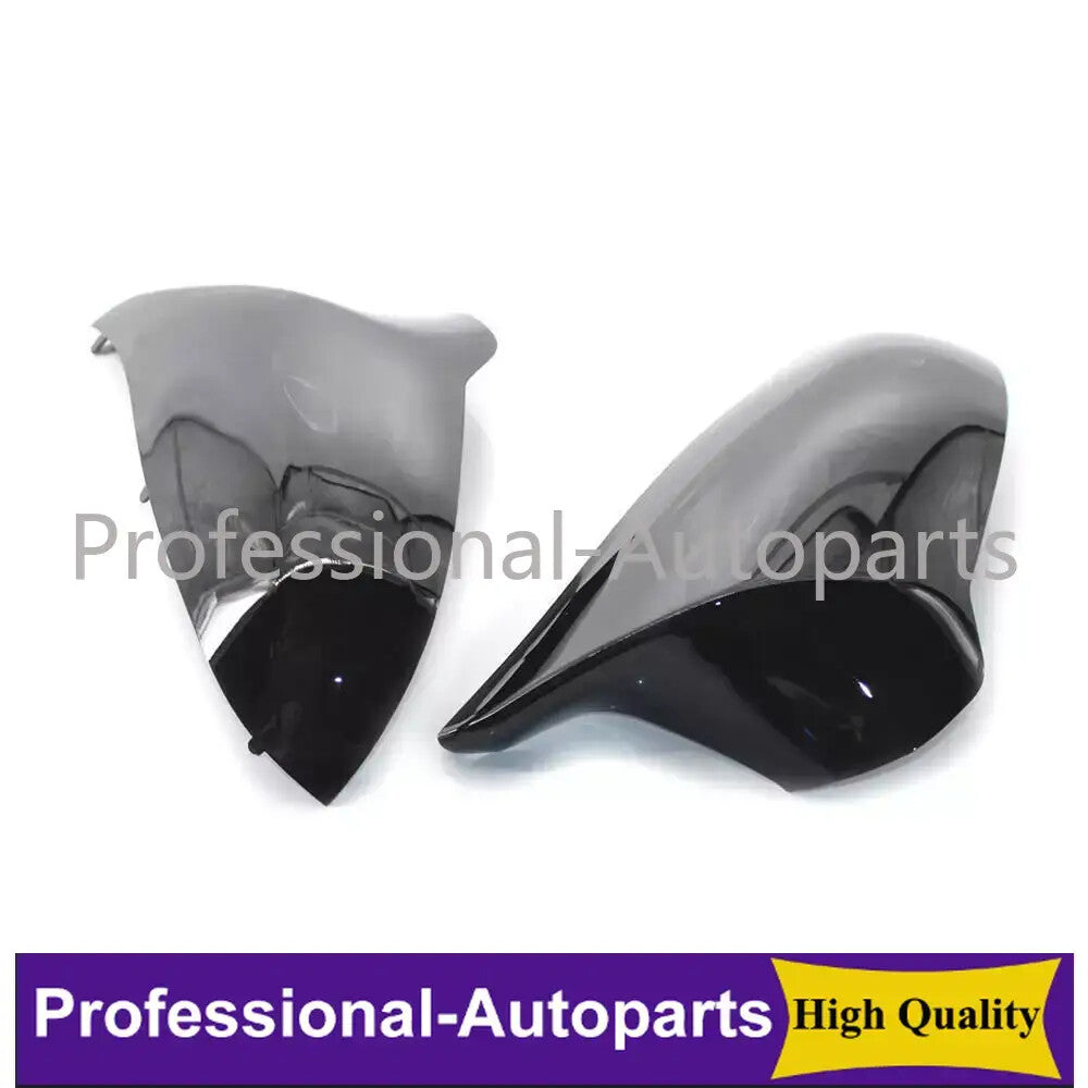 pair of glossy black side mirror caps for BMW F80, M3, F82, M4 (15-2020)