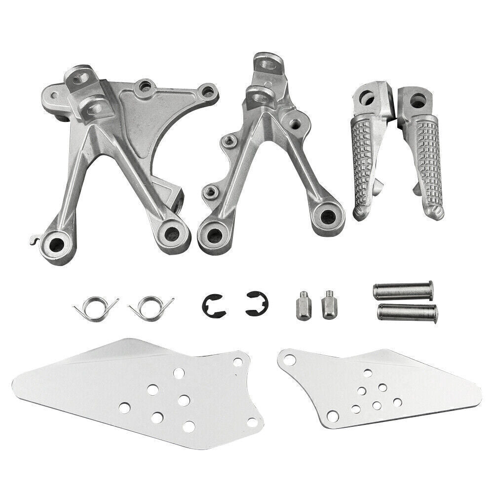 Front Footrest Footpeg Brackets Fit for Kawasaki 2005 2006 2007 2008 ZX6R