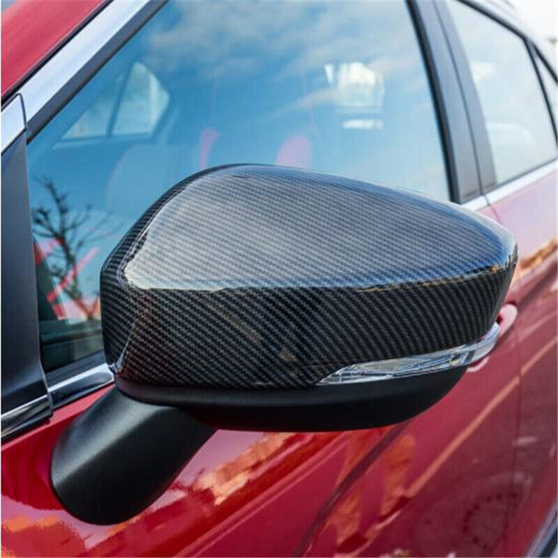 Carbon Fiber Rearview Mirror Cover Trim for Mitsubishi Eclipse Cross 2018-2022