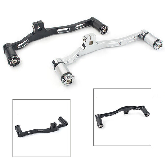 Front Rear Gear Shifter Lever Motor Fit for Harley Dyna 1991-2017 FXD w/ Mid-Control