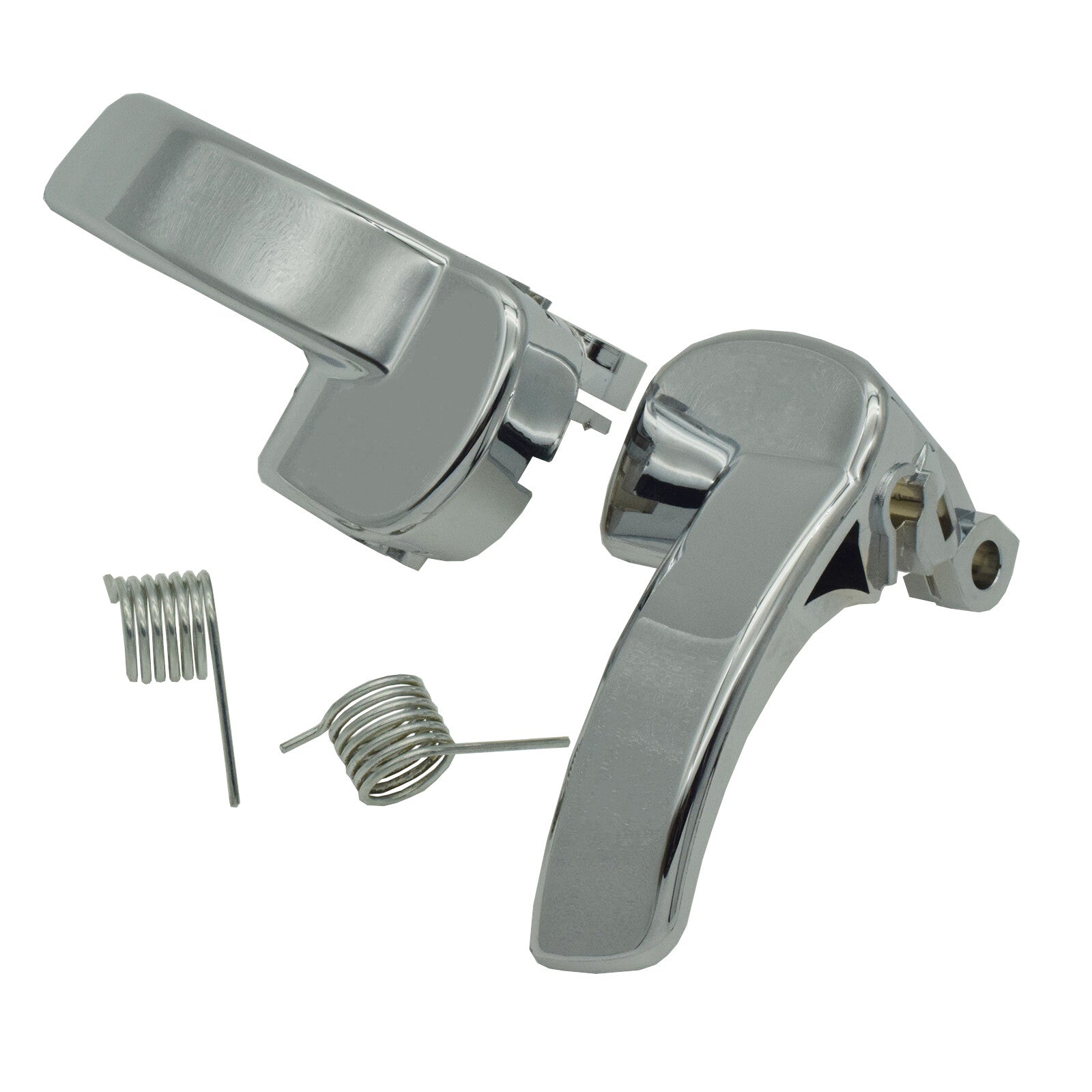 2PCS Inner Chrome Door Handle Left  Right Side for Nissan Qashqai J10 2007-2013