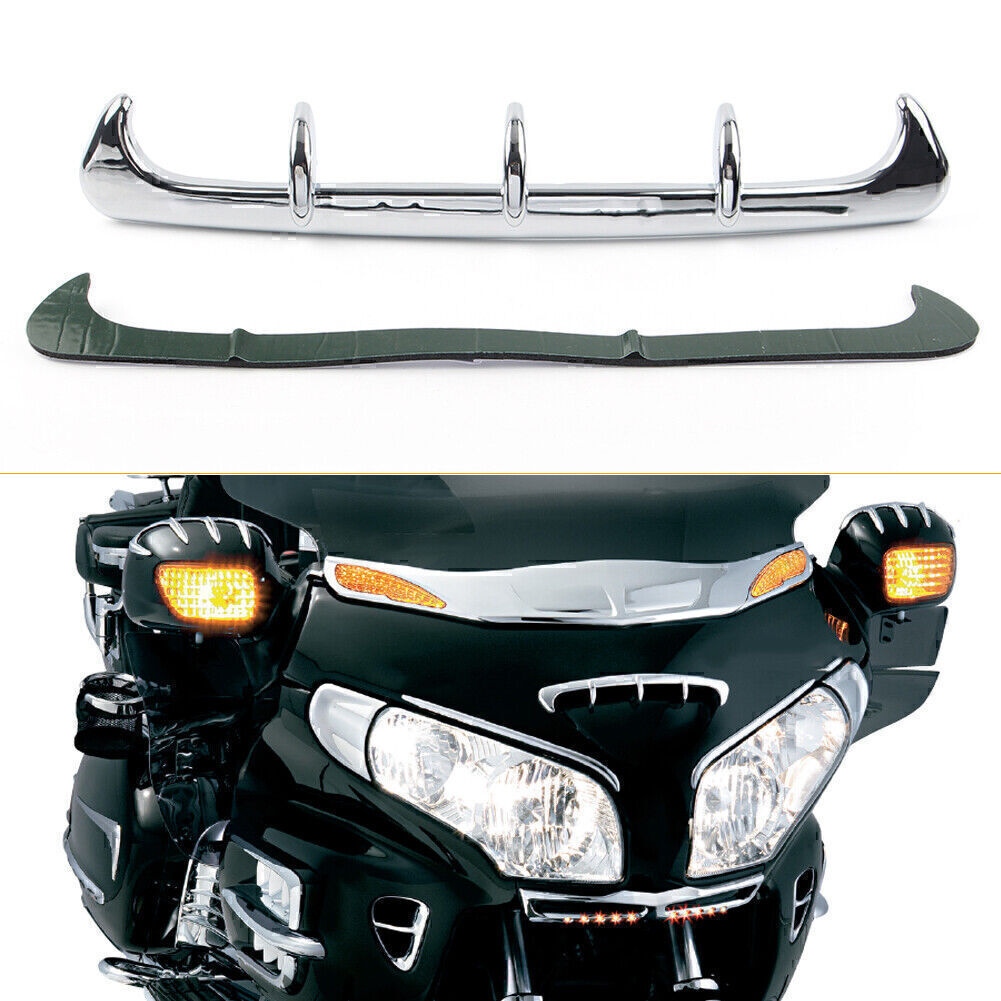 Fairing Scoop Air Vent Duct Trim Chrome Fit for Honda Goldwing GL1800 2001-2011 2010
