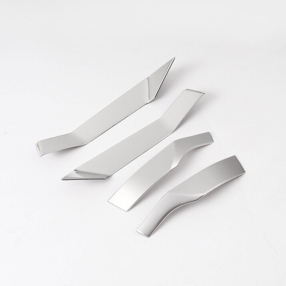 for Land Rover for Defender 20-2025 Silver Steel Rear View Mirror Anti-Scratch Strip