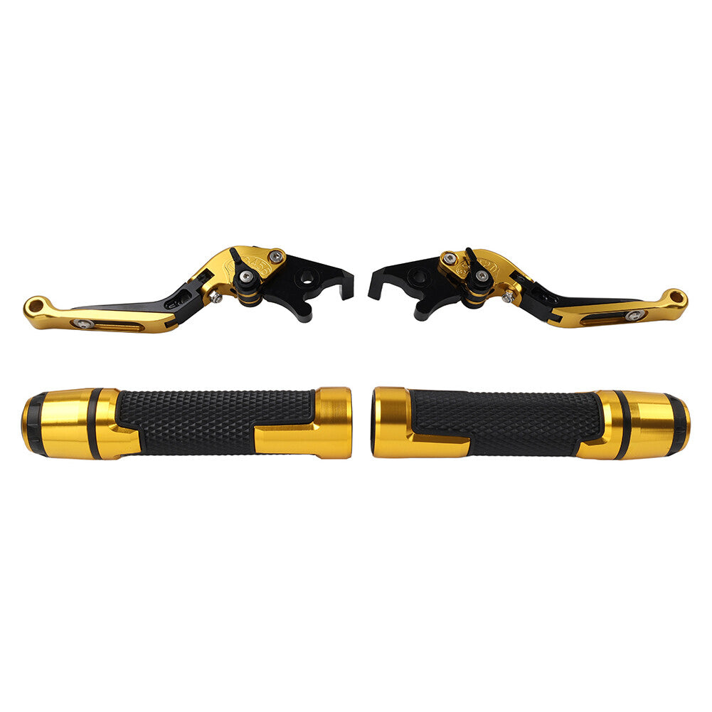 Folding Extendable Brake Clutch Lever Handlebar Grip Set for BMW R1250GS