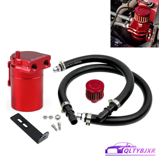 Oil Separator Catch Can w/ Filter For 11-20 for Dodge Charger for Challenger 3.6L Red