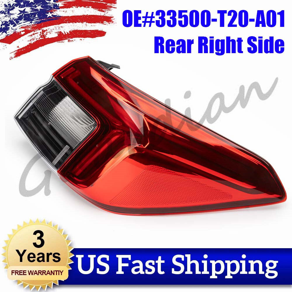 Passenger-side exterior taillight 33500-T20-A01, suitable for Honda for Civic sedans 22-23
