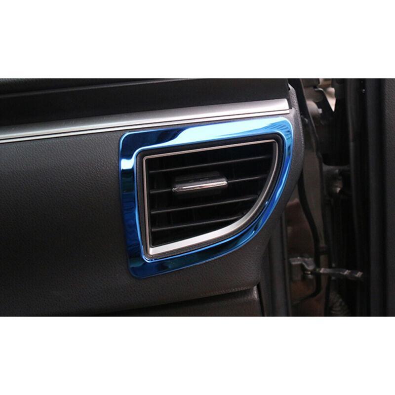 for Toyota for Corolla 14-2018 Blue Titanium Left And Right Air Outlet Vent Trim 2