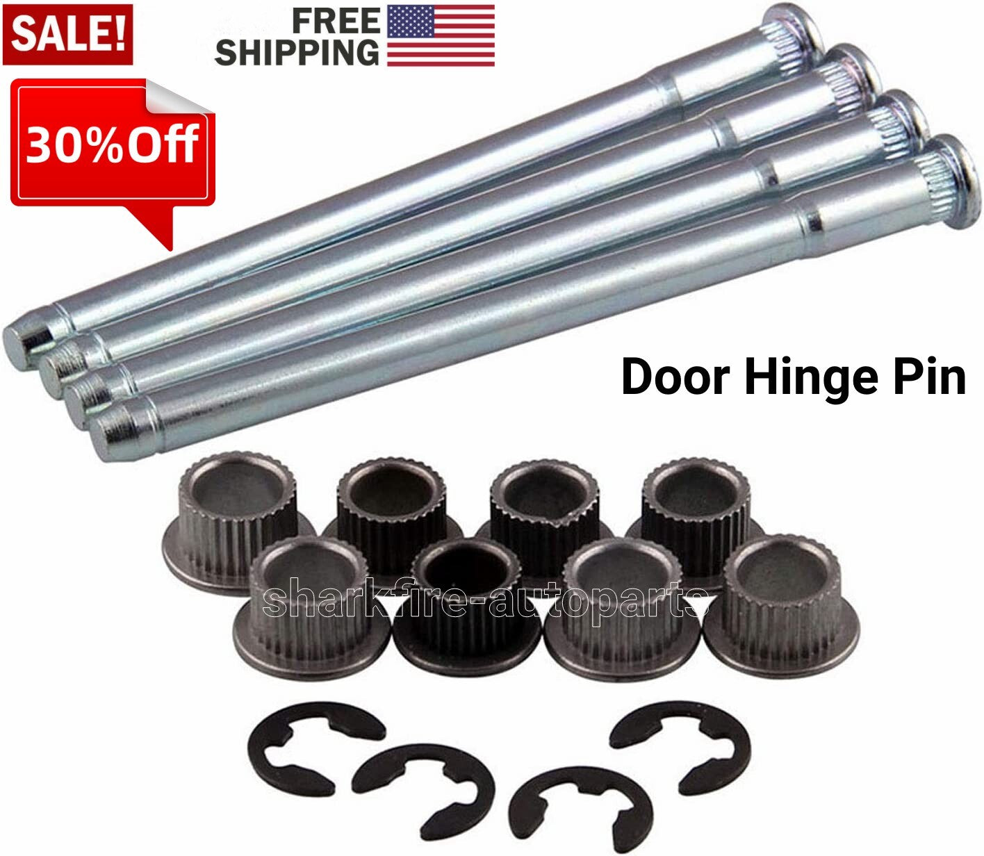 Front door hinge needle roller bushing repair kit for Chevrolet for GMC full size 1988 - 2002