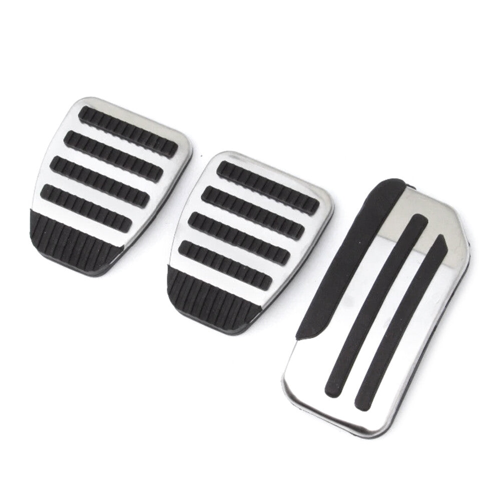 Stainless Steel Car Clutch Brake Gas Pedals Cover for Nissan Tiida Livina JUKE