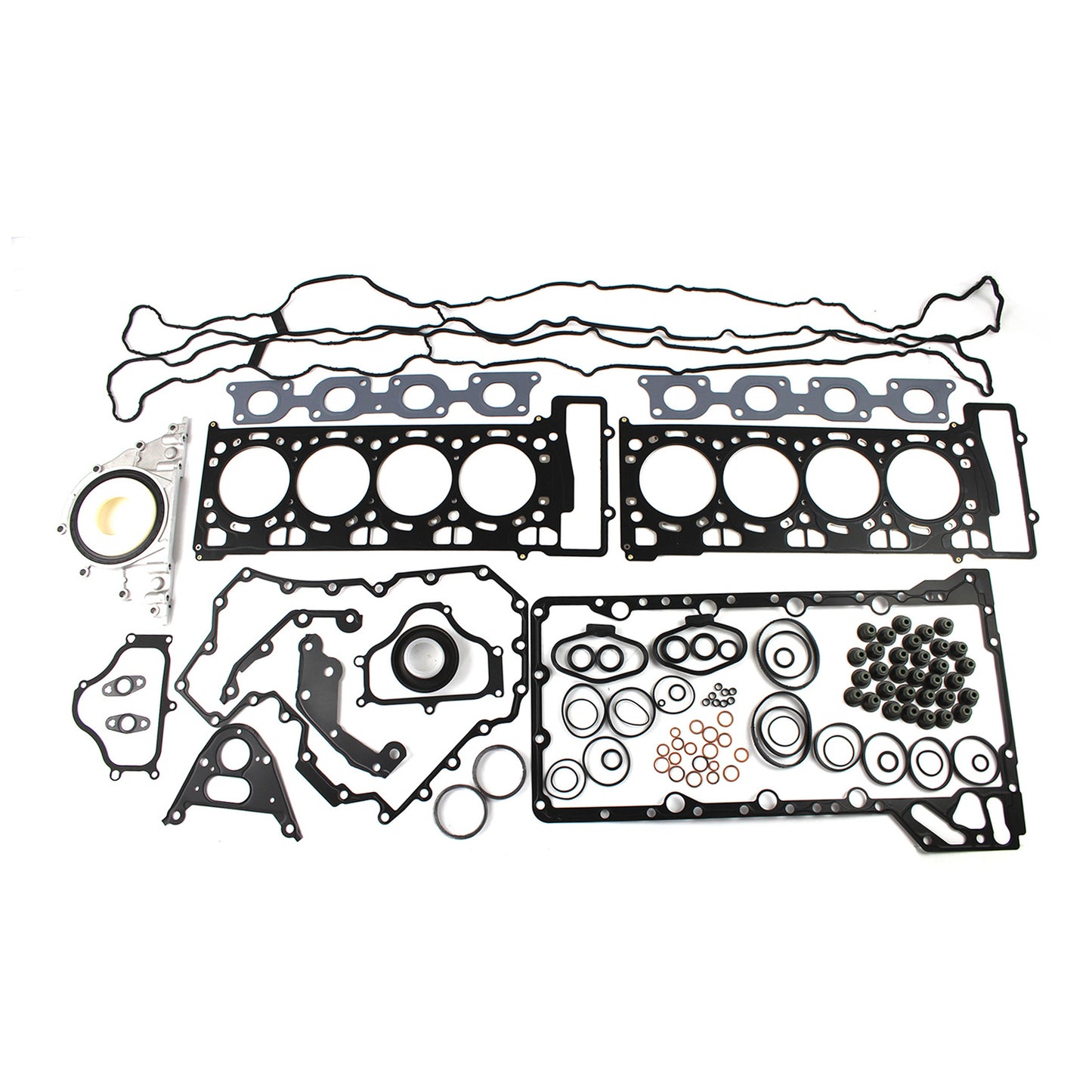N63 Engine Overhaul Rebuilding Kit - Timing Chain Kit Pistons Rings for BMW
