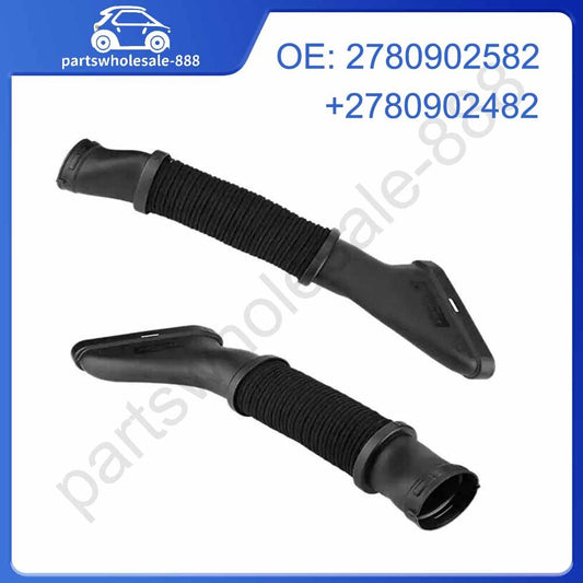 1Pair Air Intake Hose LeftRight Side for Benz GL450 GL550 GLS550 ML550 V8 12-18