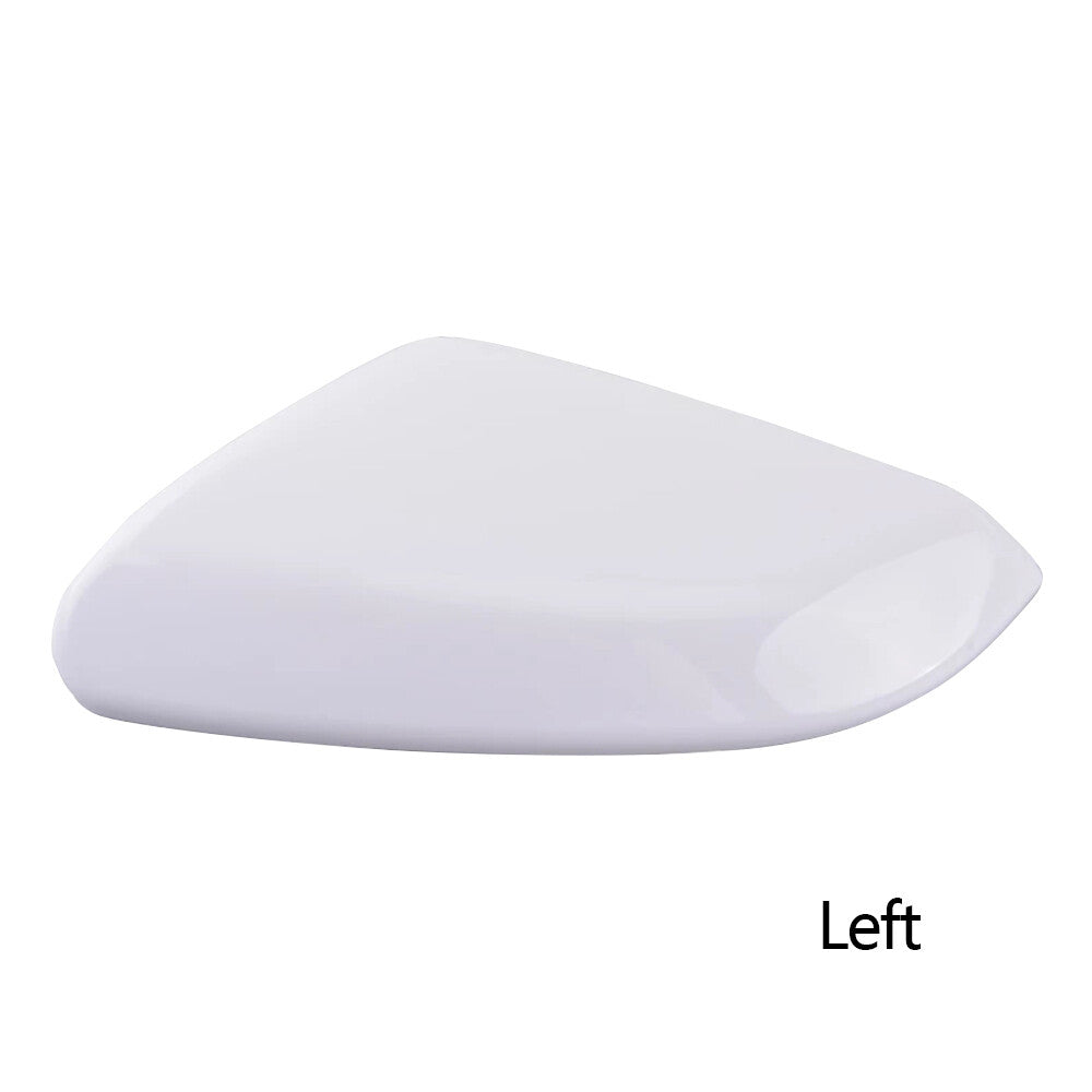 Exterior Front Rearview Mirror Cover Left Side White for Honda for Civic 2016-2020