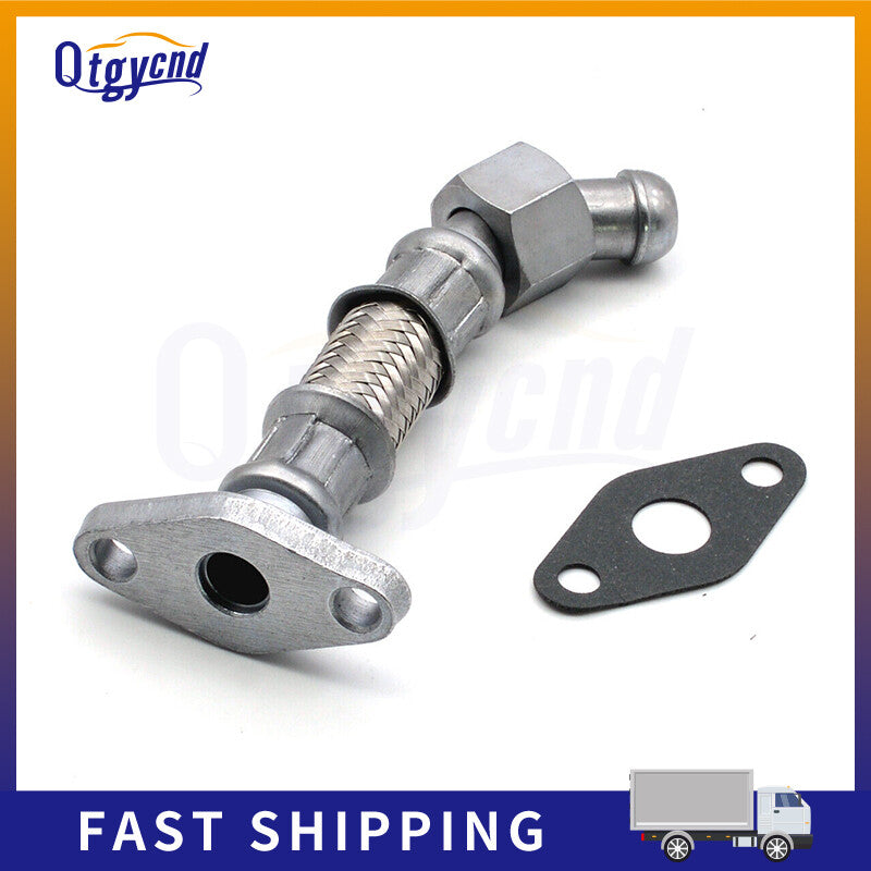 Turbocharger oil line return cable with clip suitable for Volkswagen Beetle, for Golf , for Jetta