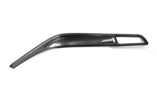 for Co -Pilot Dash Left Air Vent Strip Trim for Toyota for Camry 2018-2023 Carbon Fiber