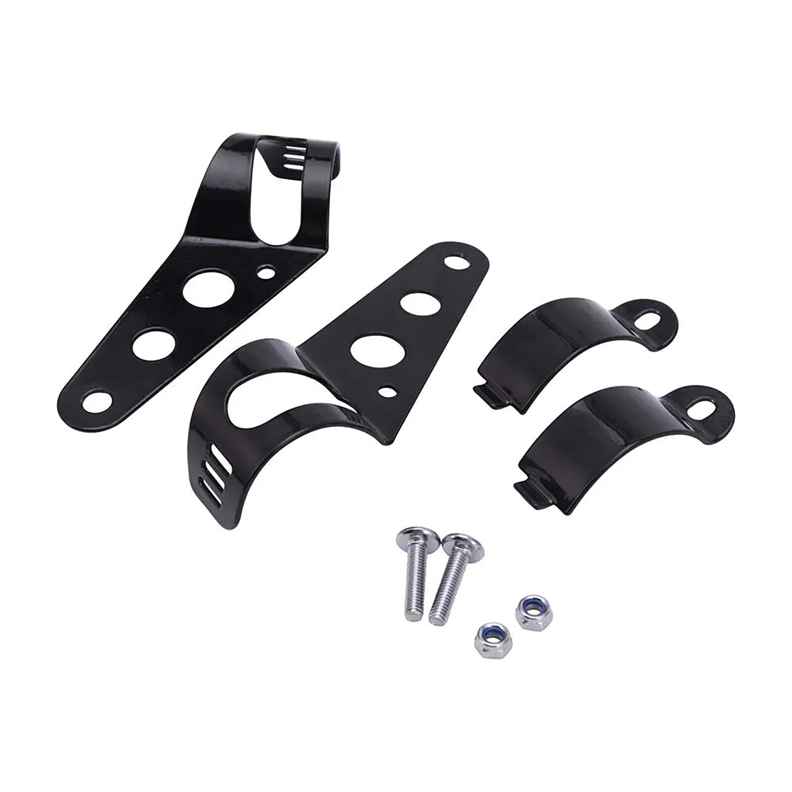 Fits for Honda for Kawasaki for Yamaha Racer Bobber Motorcycle LED Headlight High/Lo DRL