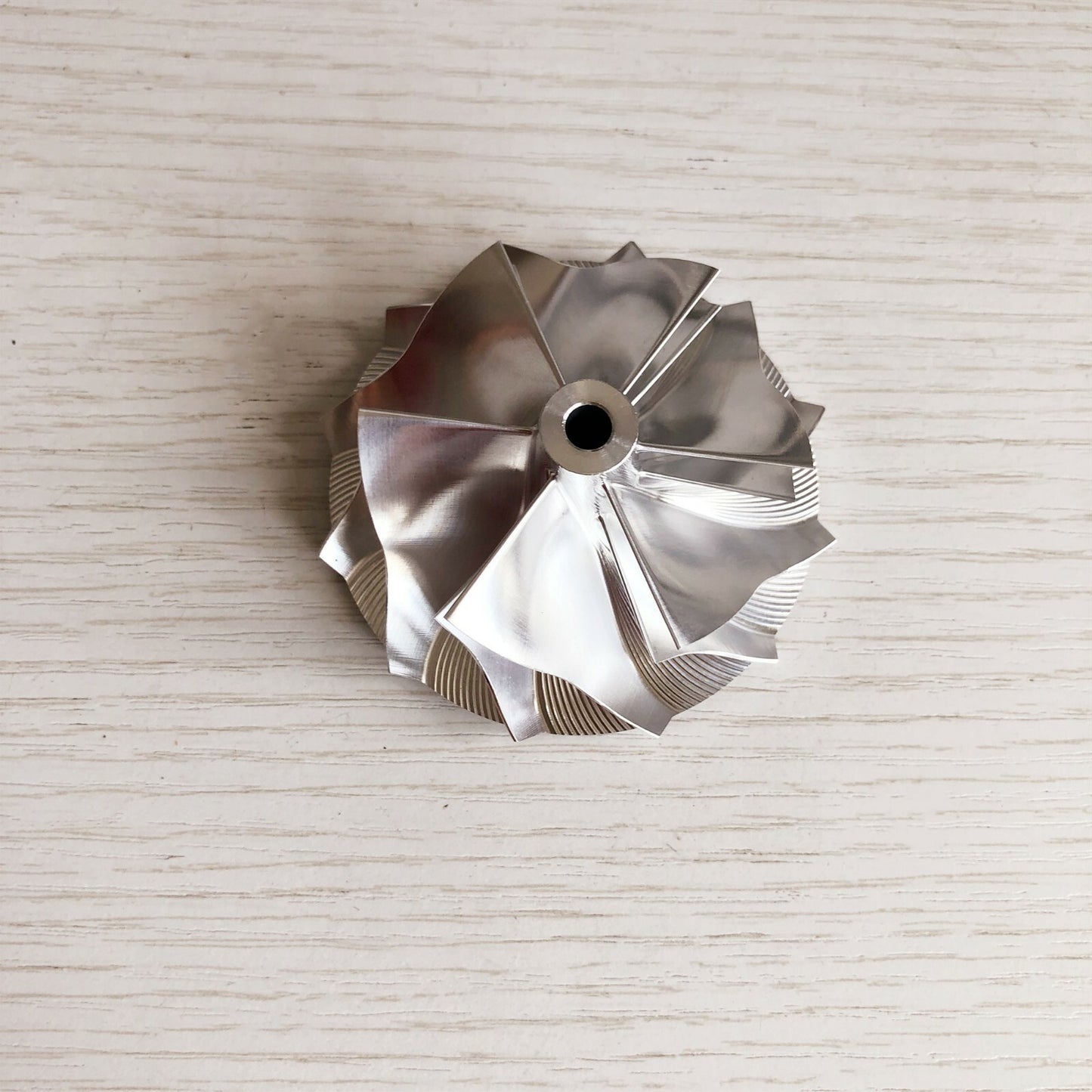 K16 54.20/66.56 mm 6+6 blade 5324-123-2206 upgraded turbine blank compressor wheel