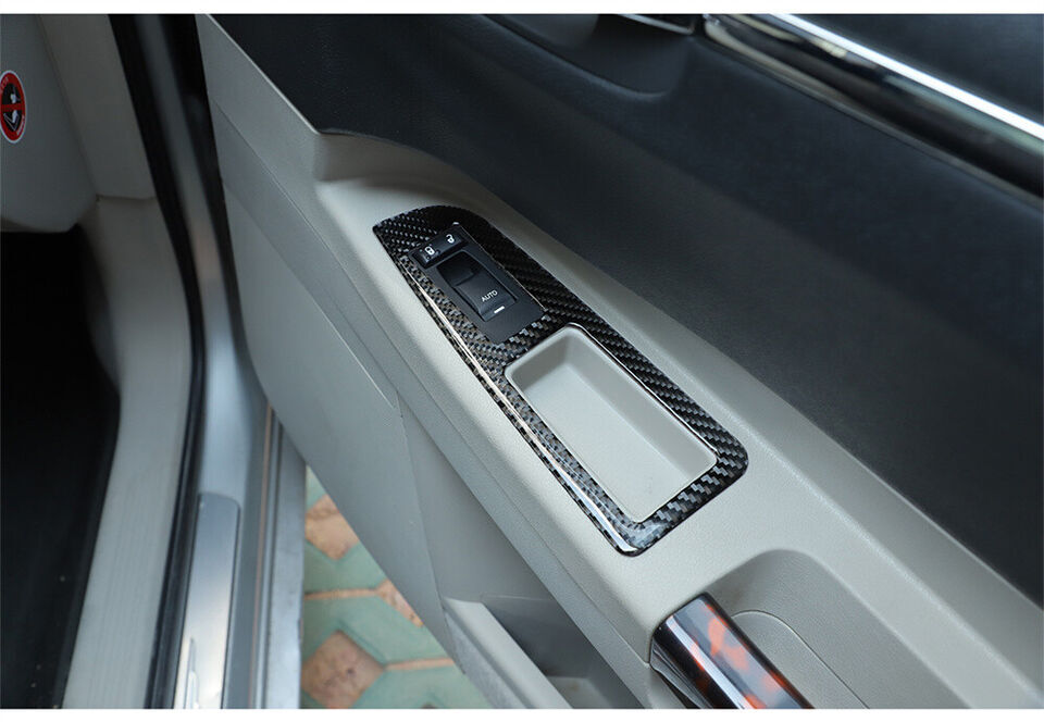 Carbon Fiber Window Lift Switch Trim for Dodge Charger 06-10 for Chrysler 300C 04-09
