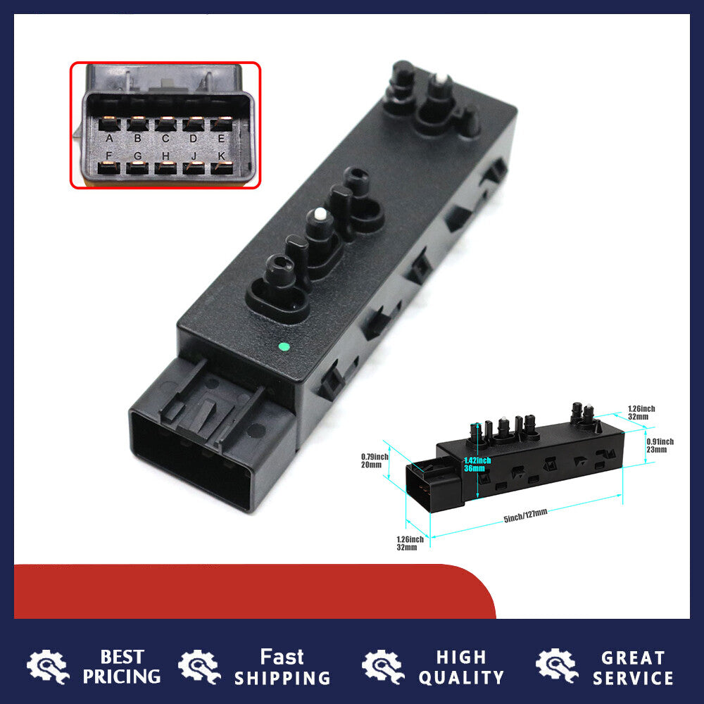 Right front passenger side 8-way power for seat switch for Chevrolet for GMC 12451498