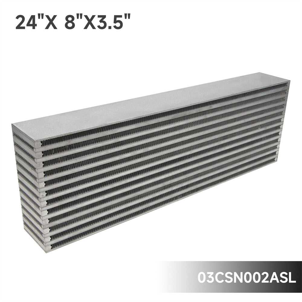 Universal Race High Performance Bar and Plate Air Intercooler Core 24X 8X3.5