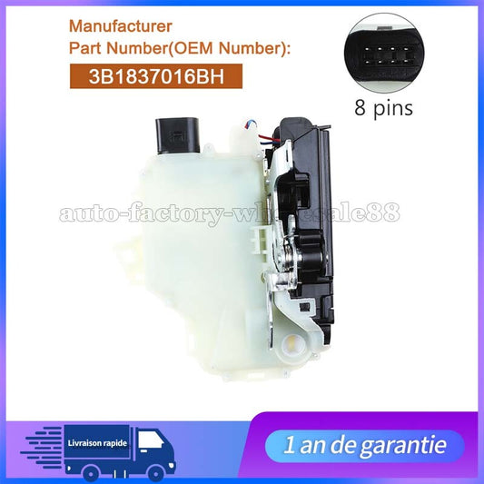 Serrure de porte avant droite pour for VW 3B1837016BH 3B1837016CF 3B1837016R Neuf