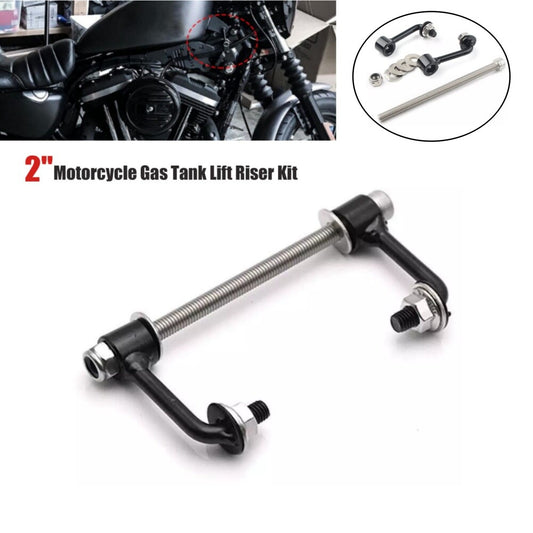 2 Gas Tank Lift Risers Kit for Harley Dyna Sporster XL883 1200 XL1200X 86-18