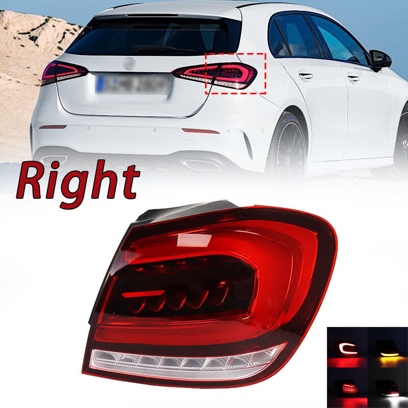 Right LED taillight assembly for Mercedes-Benz A-Class W176 W177 2018-2022 Hatchback.