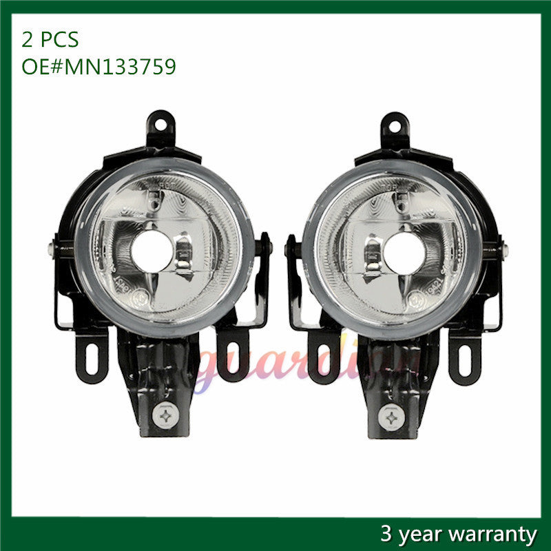 MN133759 A Pair Fog Lights Clear Driving Lamps For Pajero Montero 03-06 MN136353