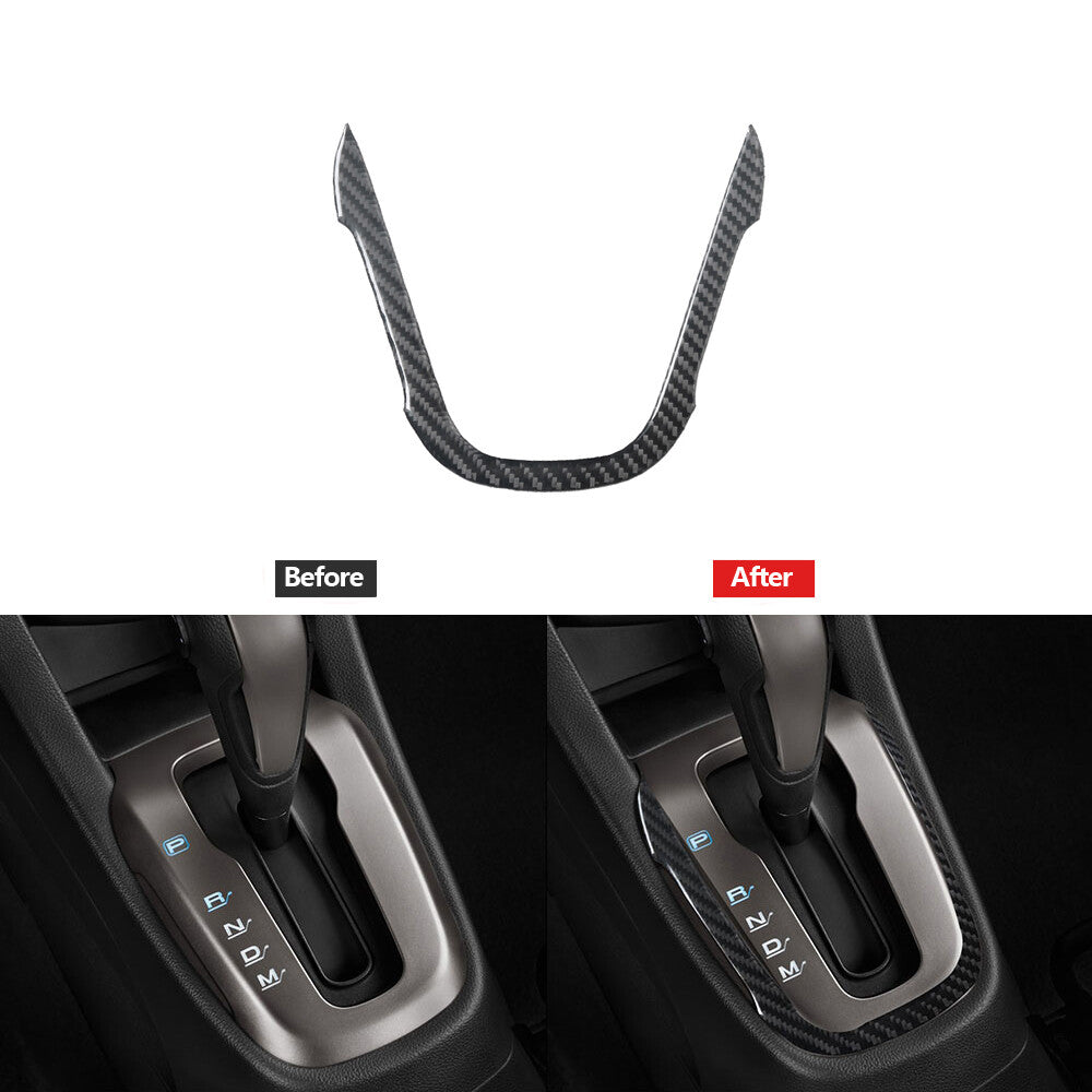 Carbon Fiber Automatic Gear Shift Frame Cover Trim for Chevrolet Sonic 2012-2016