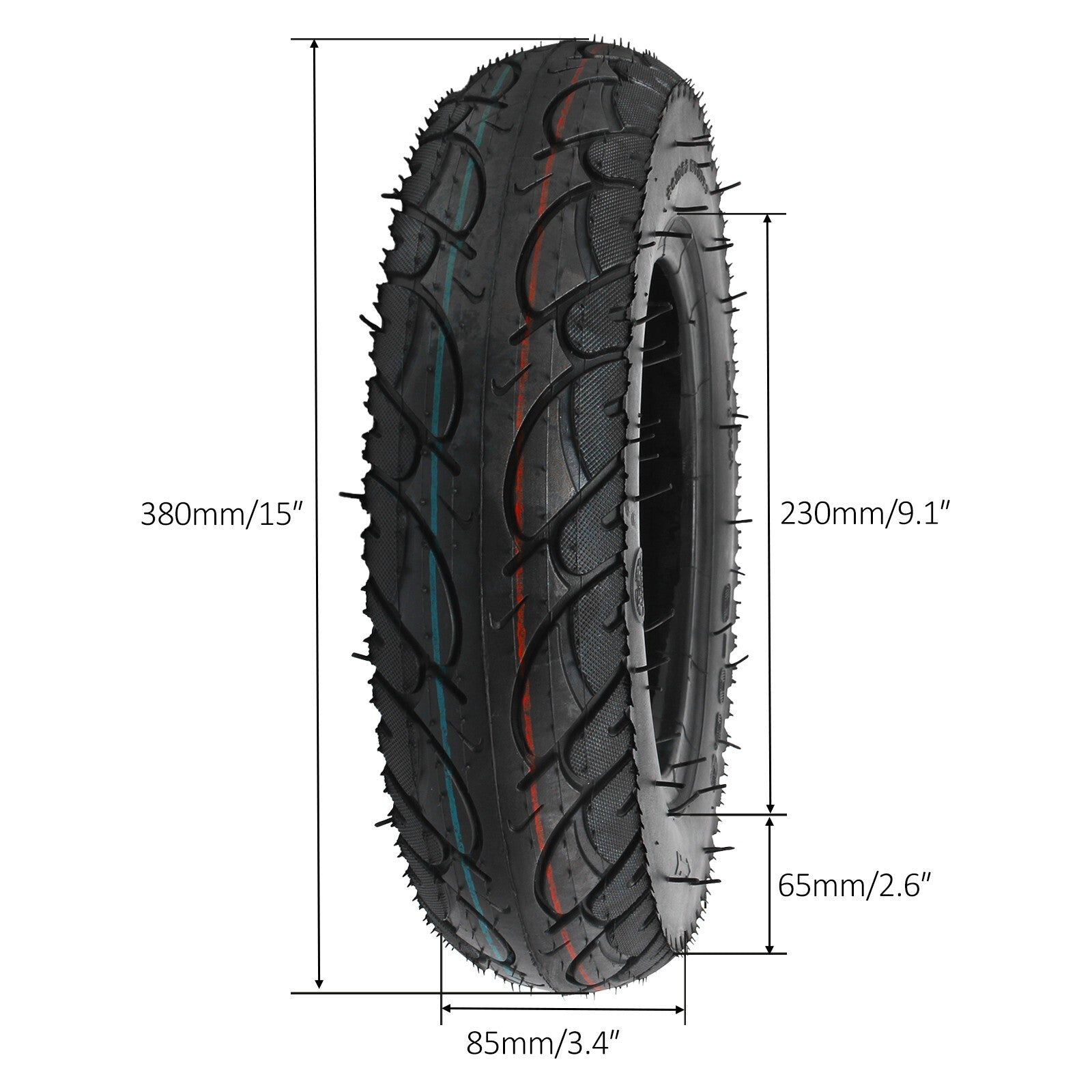 2x 3.50-8 Street Tire Tube Bend Valve Z50R Z50A Z50 for Mini Trail Monkey Scooter