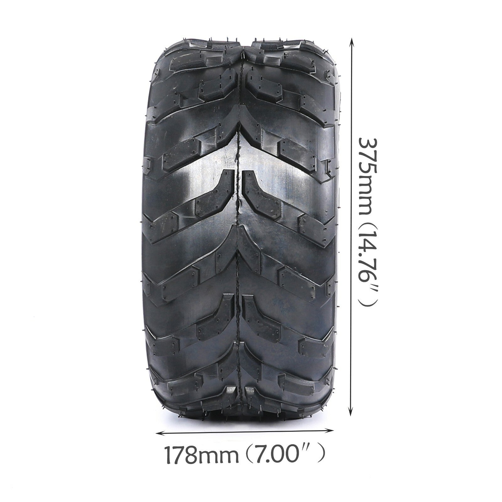 4-Piece All-Terrain Go-Kart Tires 16x8-7 (Tubeless) Suitable for Four-Wheel Off-Road Vehicles, Taodao TRX70
