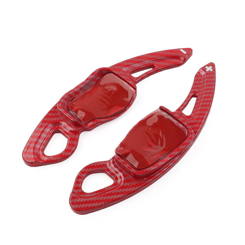 Steering Wheel Paddle Shifter Extension Fit for Volkswagen for Golf 5 for Golf 6 for Jetta Red