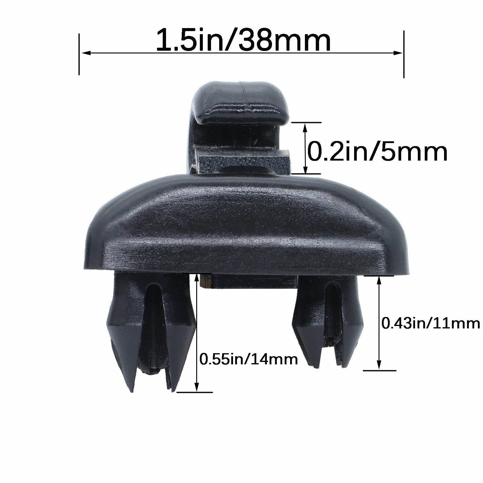 2x Sun Visor Clip Buckle for Audi A3 for A4 , for A5 Q3 Q5 A7 B6/B7 B8 S4 S5 8U0857562A